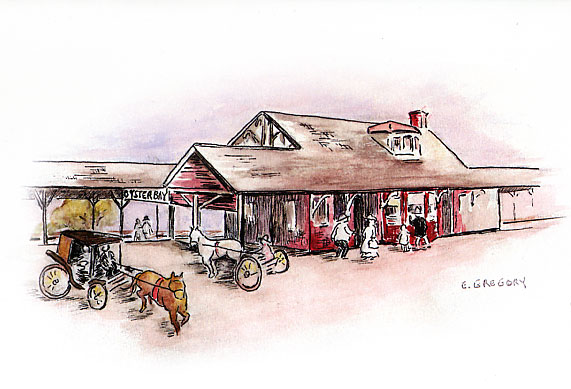 Railroad Station, Oyster Bay, NY